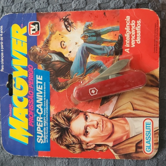 1993 Ultra Rare Macgyver Swiss Army Tool Brazile Edition